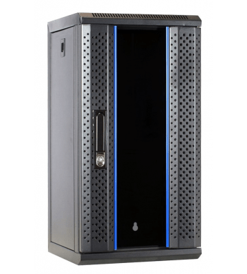 10 inch 12U server rack with glass door 312x310x618mm (WxDxH)
