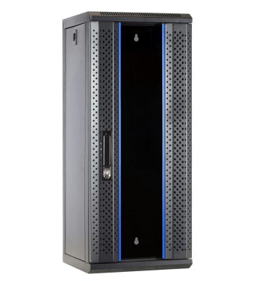 10 inch 15U server rack with glass door 370x450x752mm (WxDxH)