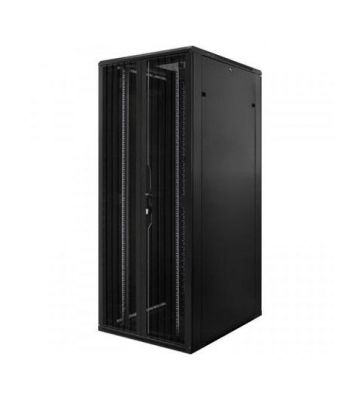 42U server rack with perforated split doors front and back 800x1200x2000mm (WxDxH)