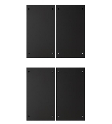 Datacenter side panel set for 42U cabinets, 1200mm deep