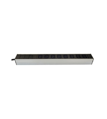 8-way C13 power strip with voltage indicator and surge protection 19 inch