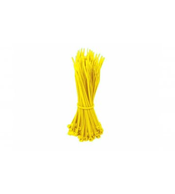 Tie wraps 140mm yellow - 100 pcs