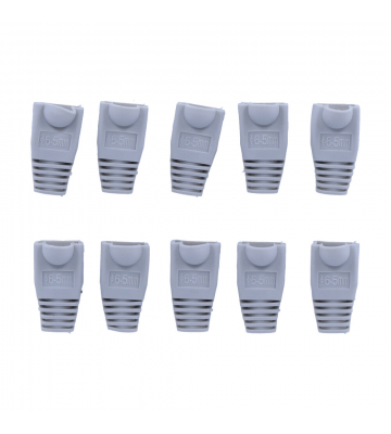 RJ45 plug boot grey 10 pieces