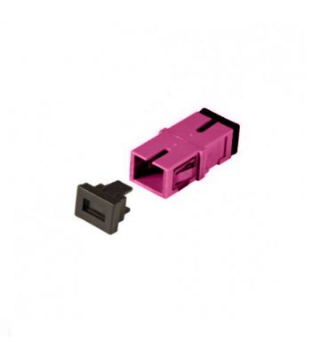 Multimode keystone coupling SC-SC simplex purple