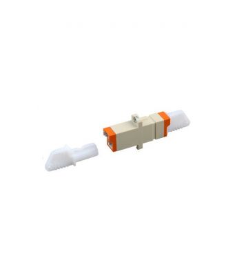 Multimode coupler E2000-E2000 simplex beige