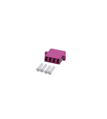 Multimode coupler 4-way LC-LC quad purple