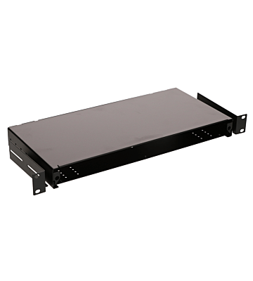 Universal fiber optic tray 19-inch