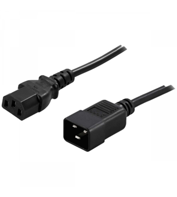 Power cable C13 to C20 1,80m black