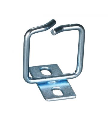 Metal cable holder, screw mounting 40 x 40 mm