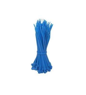 Tie wrap 140mm blue - 100 pcs