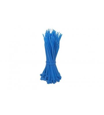 Cable ties 200mm blue - 100 pieces