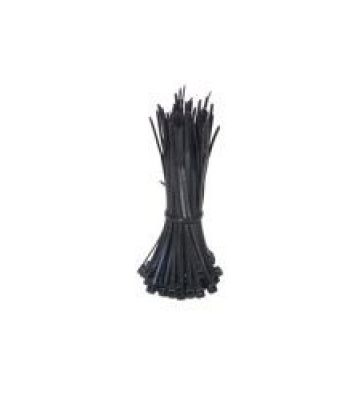 Tie wraps 100mm black - 100 pcs