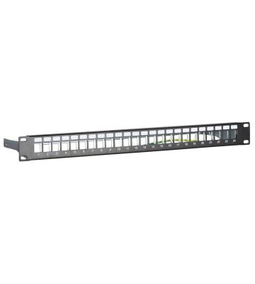 STP patch panel for keystones - 24 ports