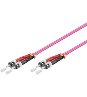 Fibre optic cable ST-ST OM4 0,50m