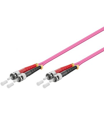 Fibre optic cable ST-ST OM4 2m