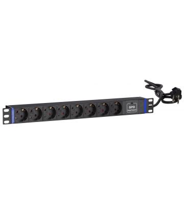 19 inch 8-way power strip - surge protection device