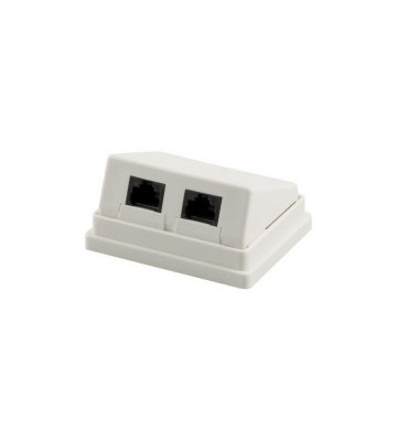 CAT5e UTP / STP surface-mount box, white