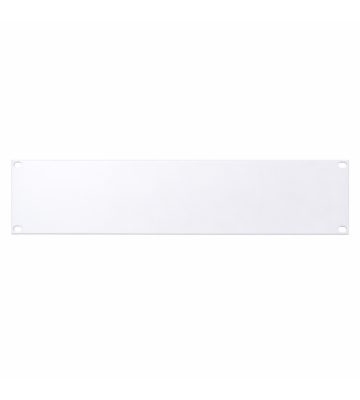 19 inch cover panel - 2U white