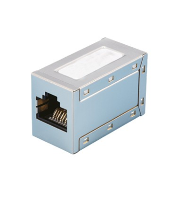 DANICOM CAT6A RJ45 inline coupler - Shielded
