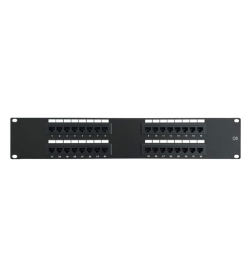 CAT6 UTP patch panel - 32 ports - 2U