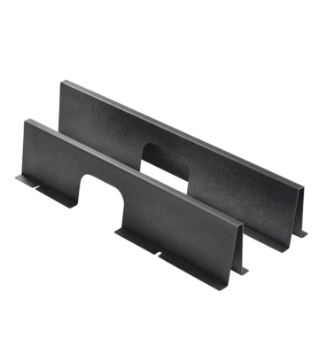 Datacenter network cable shielding trough, suitable for 600 mm wide racks