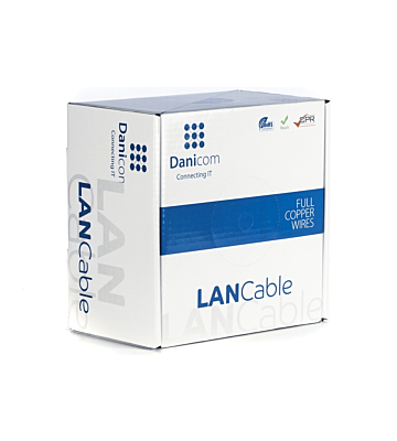 DANICOM CAT6A S/FTP 100mon a reel stranded - LSZH (Fca)