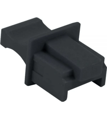 RJ45 port dust covers, set of 10, black