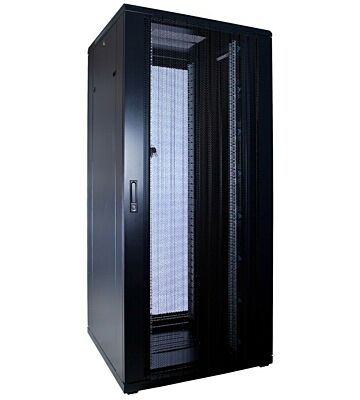 37U server rack with perforated door 800x800x1800mm (WxDxH)
