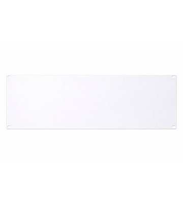 19 inch cover panel - 4U white