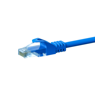 UTP CAT5e 0,50m blue - 100% copper