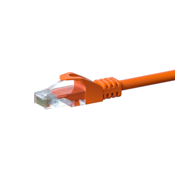 UTP CAT5e 0,50m orange - 100% copper