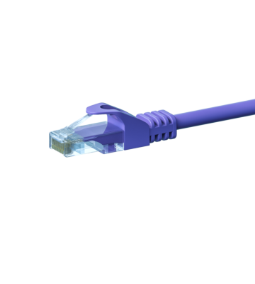 UTP CAT5e 3m purple - 100% copper