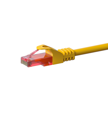 UTP CAT6 15m yellow - 100% copper