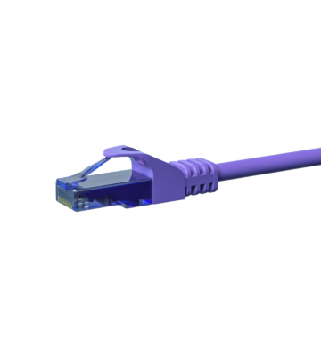 UTP CAT6a 0,15m purple - 100% copper
