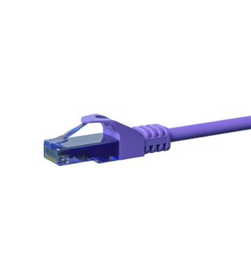 UTP CAT6a 0,50m purple - 100% copper