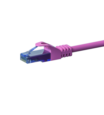 UTP CAT6a 0,15m pink - 100% copper