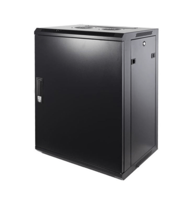 15U wall mount server rack with metal door 600x450x770mm (WxDxH)