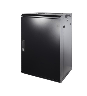 18U wall mount server rack with metal door 600x450x900mm (WxDxH)