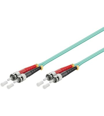 Fibre optic cable ST-ST OM3 1m
