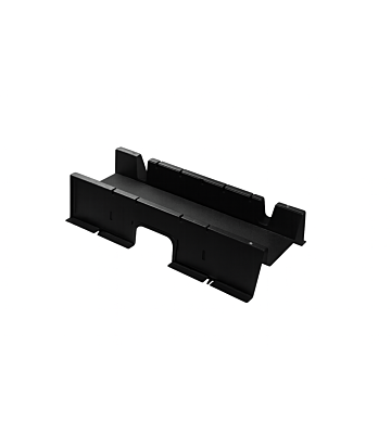 Datacenter power shielding trough, suitable for 800 mm wide racks