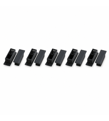 Cover cap for SC duplex and LC quad patch panel - 10 pieces