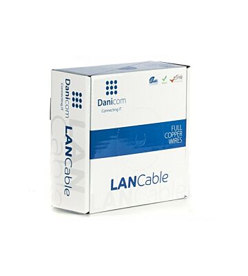 DANICOM CAT5E FTP 100m on a reel stranded - PVC (Fca)