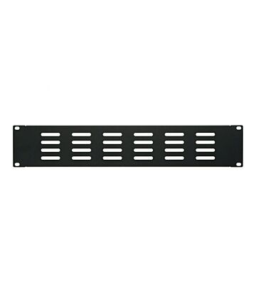 19 inch perforated cover panel - 2U