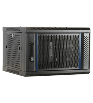 6U wall mount server rack with perforated door 600x450x368mm