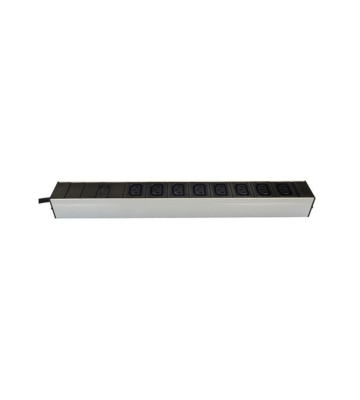 8-way C13 power strip with voltage indicator and surge protection 19 inch