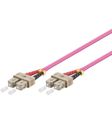 Fibre optic cable SC-SC OM4 1m