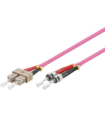 Fibre optic cable SC-ST OM4 1m