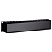 2U 19 inch metal cable tray with sliding cover