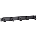 1U - 19 inch metal cable tray, 5 hooks