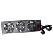 Fan set with 3 fans, suitable for installation between struts - 3U
